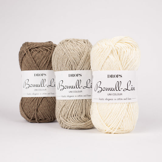 Bomull-Lin - 02 natur