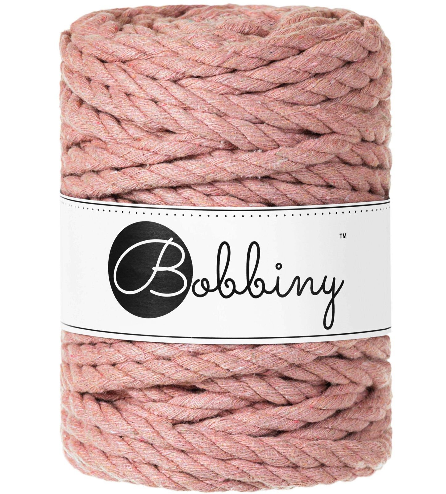 Makramee-Kordel 3Ply 9 mm - Blush