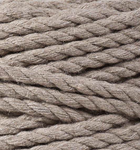 Makramee-Kordel 3Ply 5 mm - Coffee