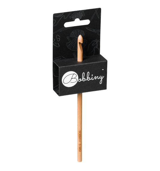 Häkelnadel Bobbiny aus Buchenholz