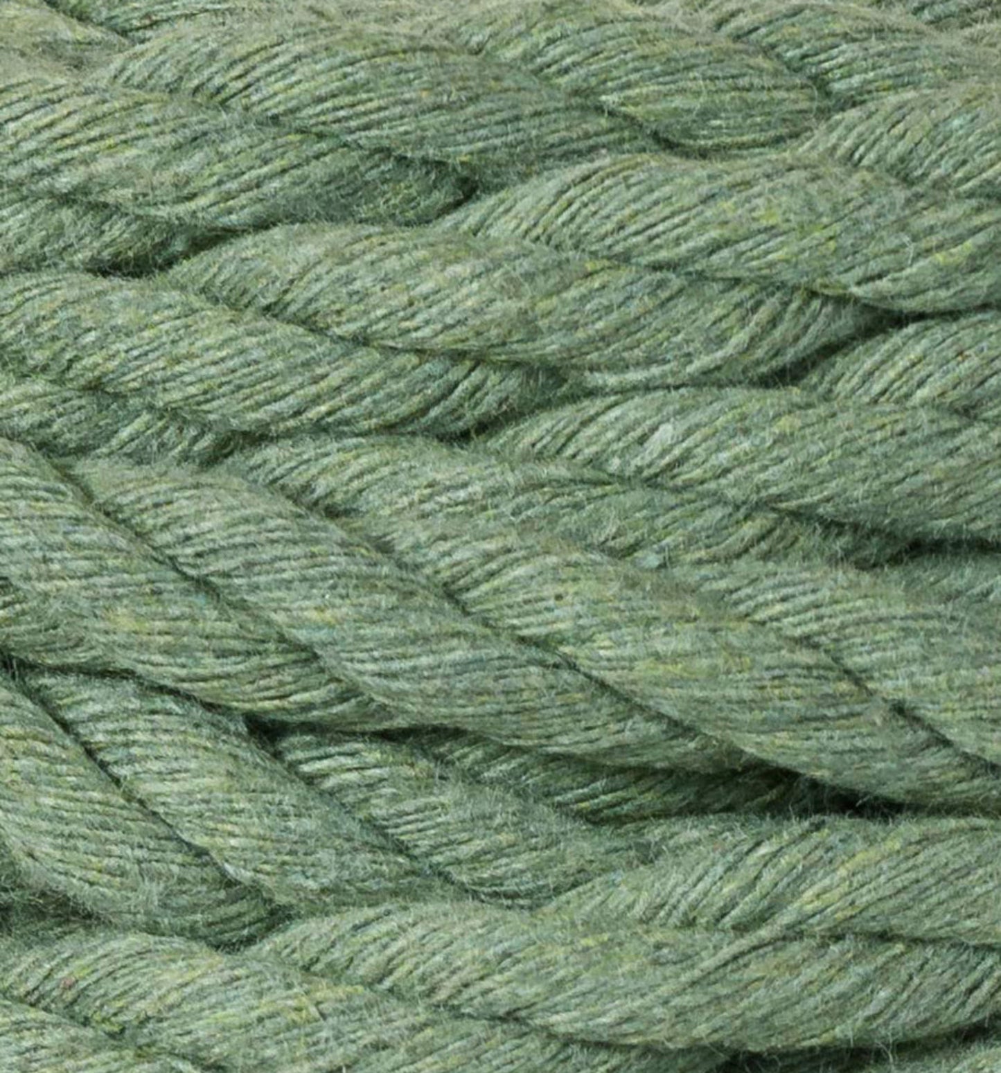 Makramee-Kordel 3Ply 9 mm - Eucalyptus Green (Meterware)