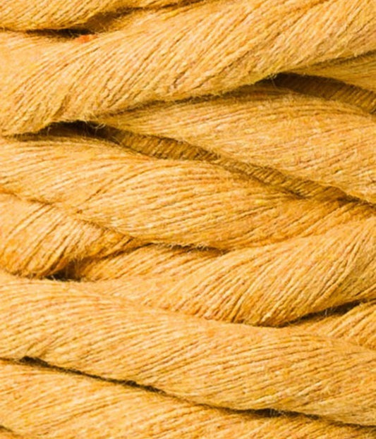 Makramee-Kordel gedreht 9 mm - Mustard