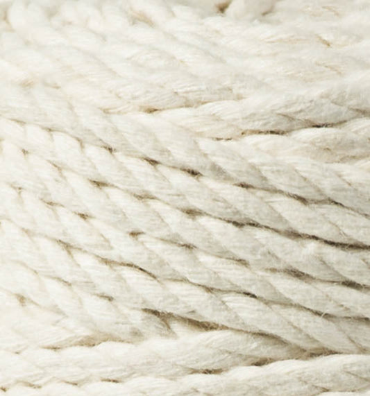 Makramee-Kordel 3Ply 5 mm - Natural