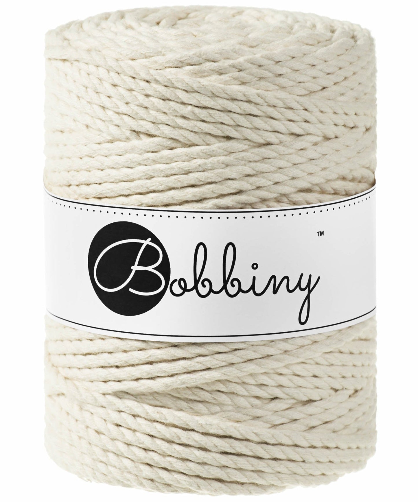 Makramee-Kordel 3Ply 5 mm - Natural