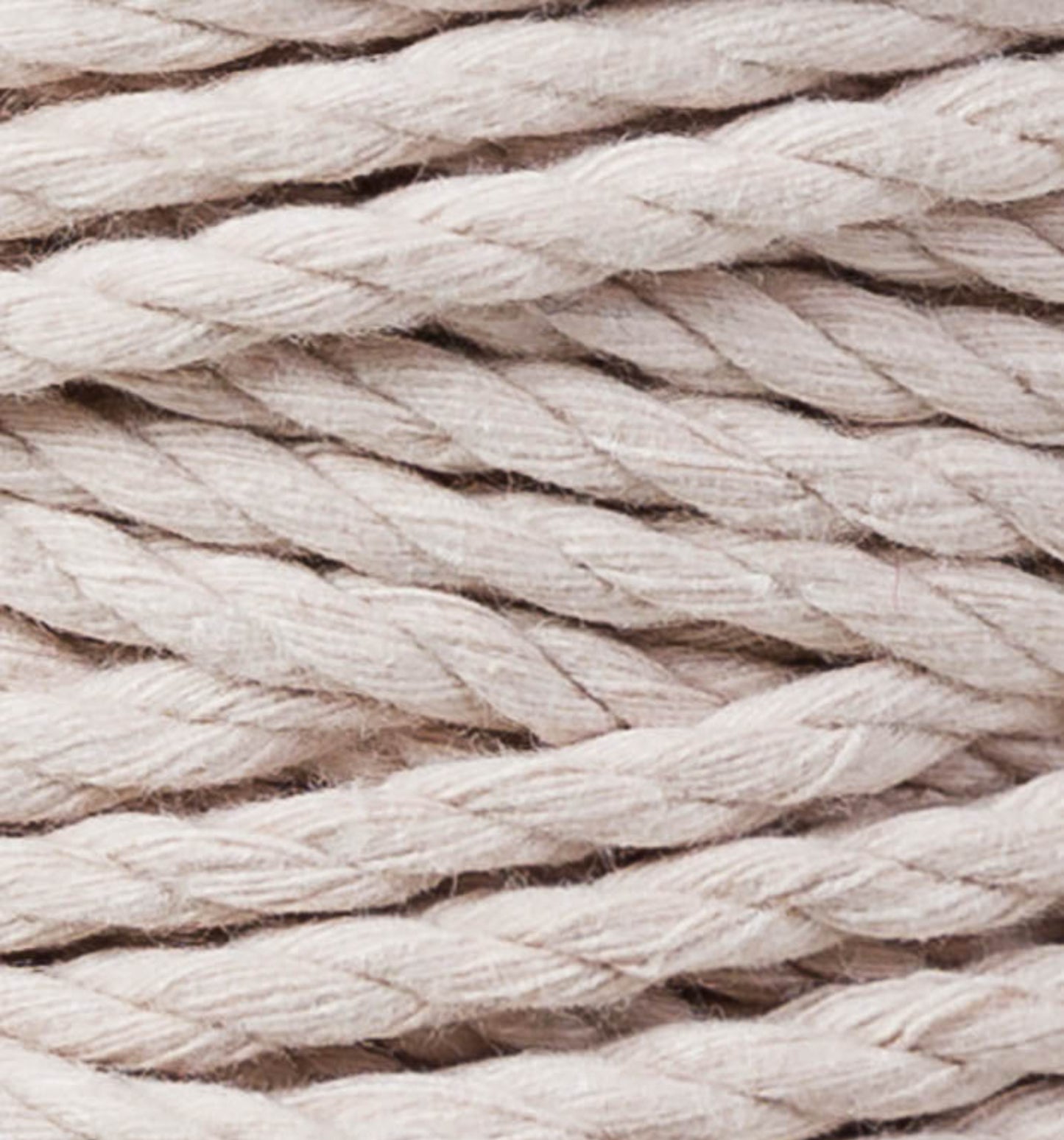 Makramee-Kordel 3Ply 5 mm - Nude
