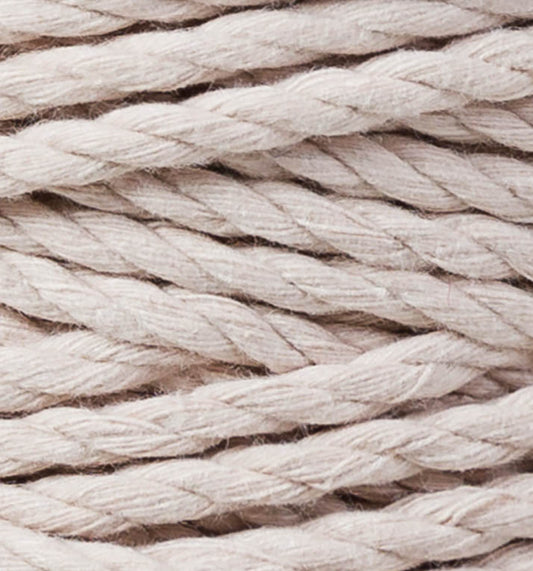 Makramee-Kordel 3Ply 5 mm - Nude
