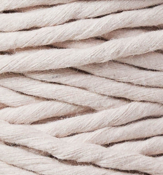 Makramee-Kordel gedreht 5 mm - Nude