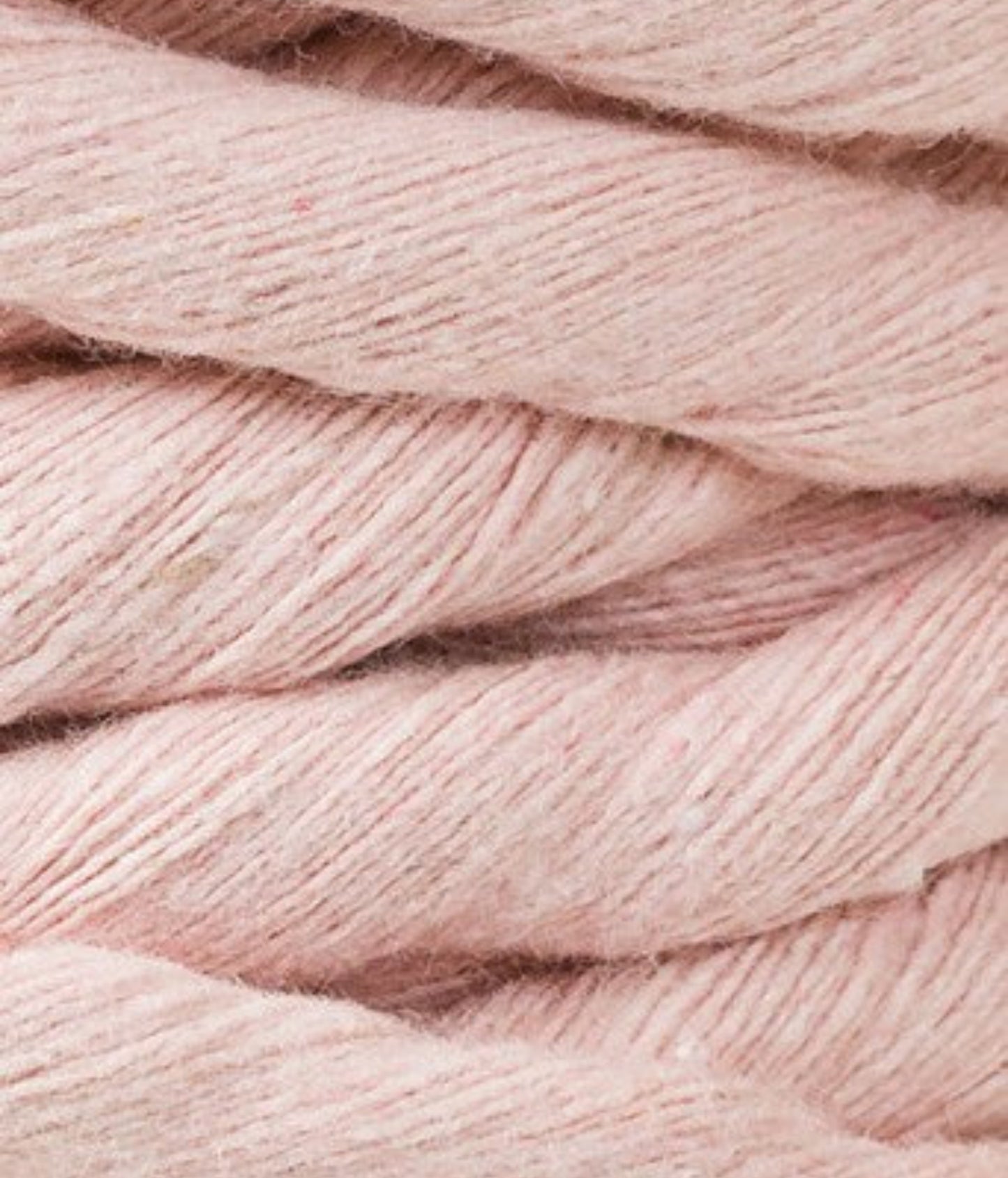 Makramee-Kordel gedreht 9 mm - Pastel Pink