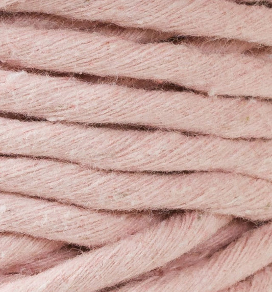 Makramee-Kordel gedreht 5 mm - Pastel Pink