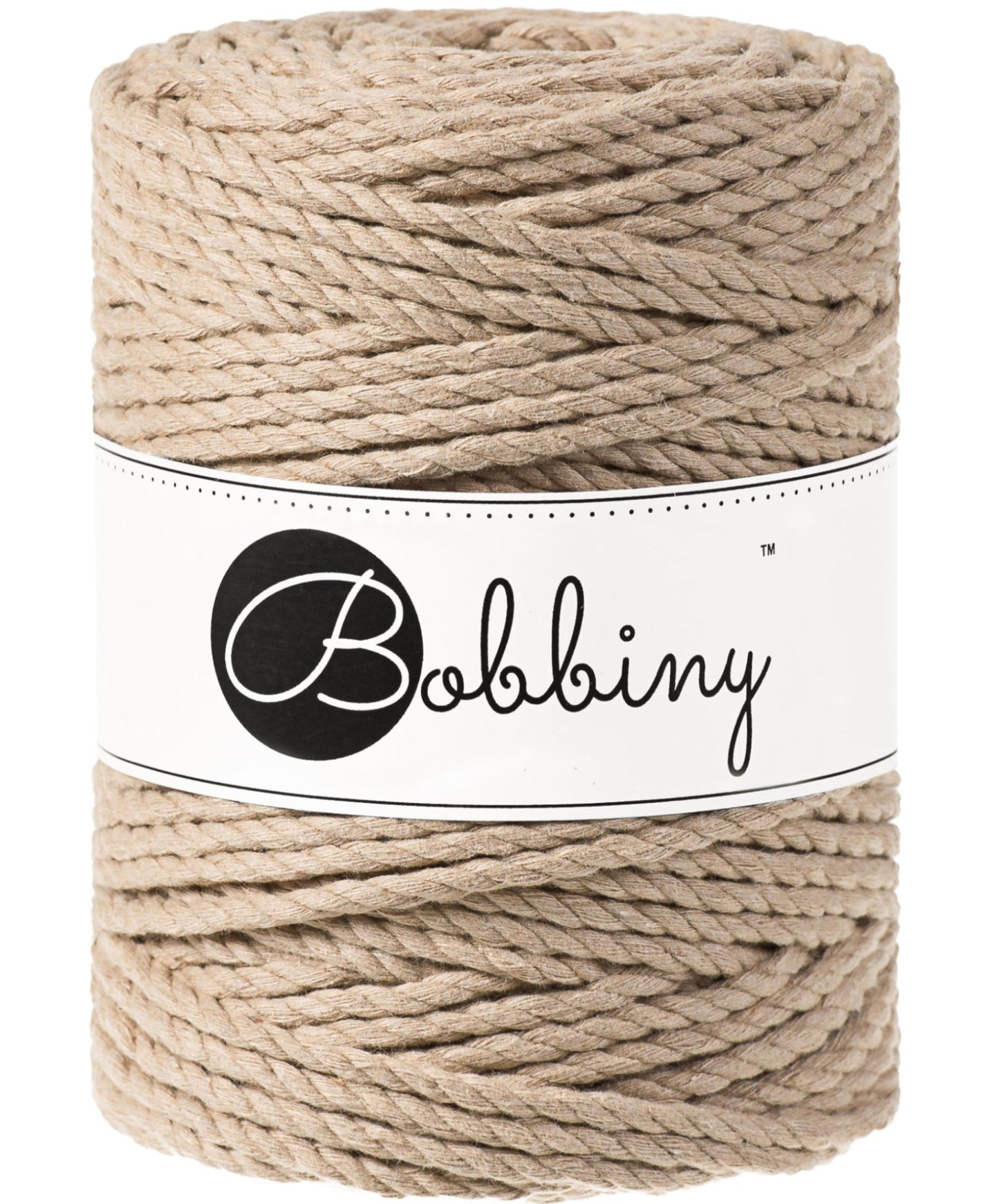 Makramee-Kordel 3Ply 5 mm - Sand