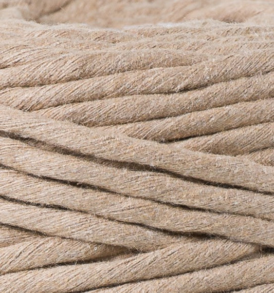 Makramee-Kordel gedreht 5 mm - Sand