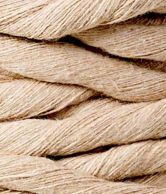 Makramee-Kordel gedreht 9 mm - Sand