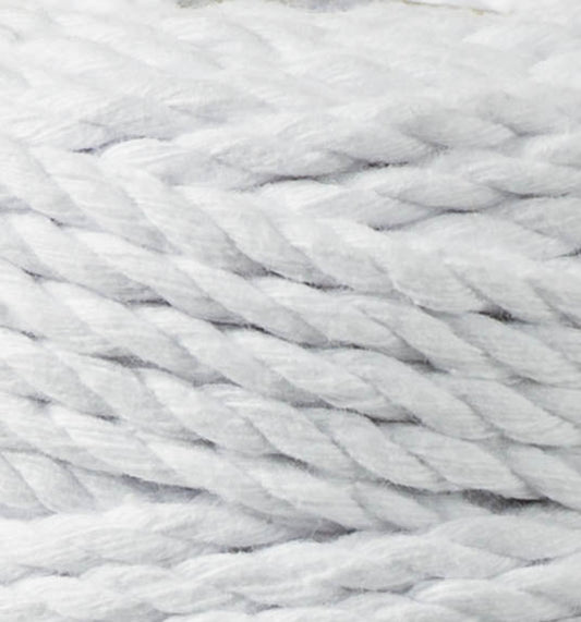 Makramee-Kordel 3Ply 5 mm - White