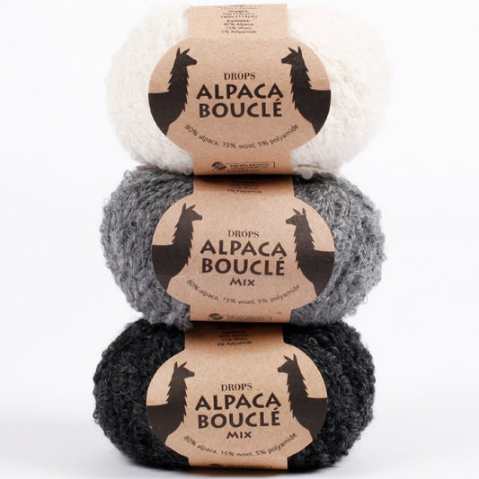 Alpaca Bouclé - 0100 natur