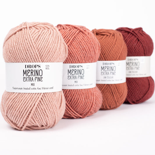 Merino Extra Fine - 48 bordeaux