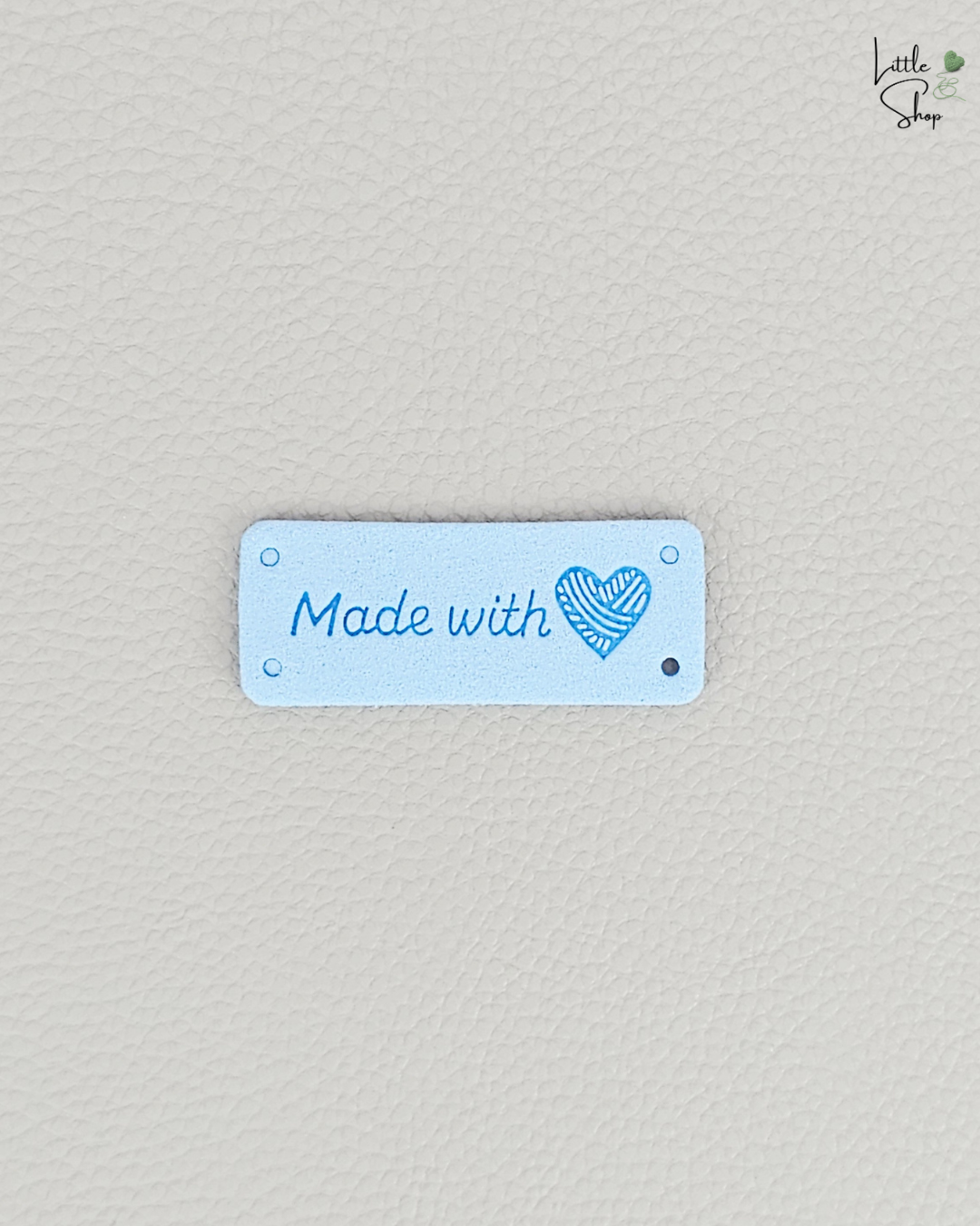 Aufnählabel - Wollherz