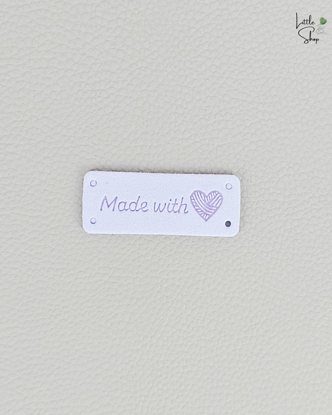 Aufnählabel - Wollherz