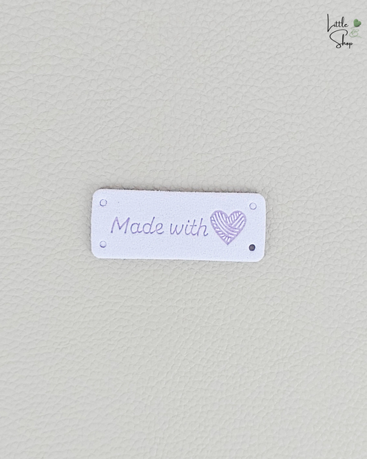 Aufnählabel - Wollherz