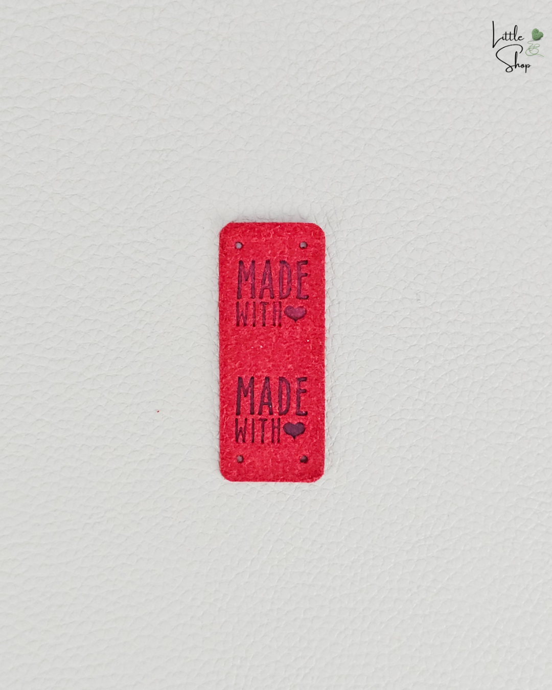 Klapplabel - Made with 💚