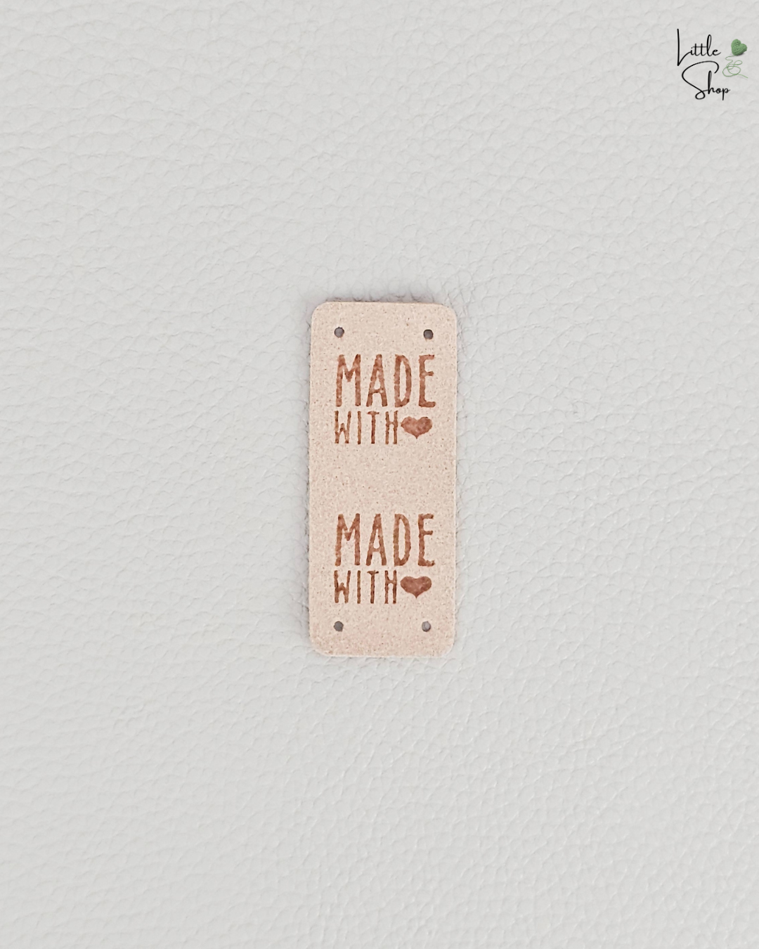 Klapplabel - Made with 💚