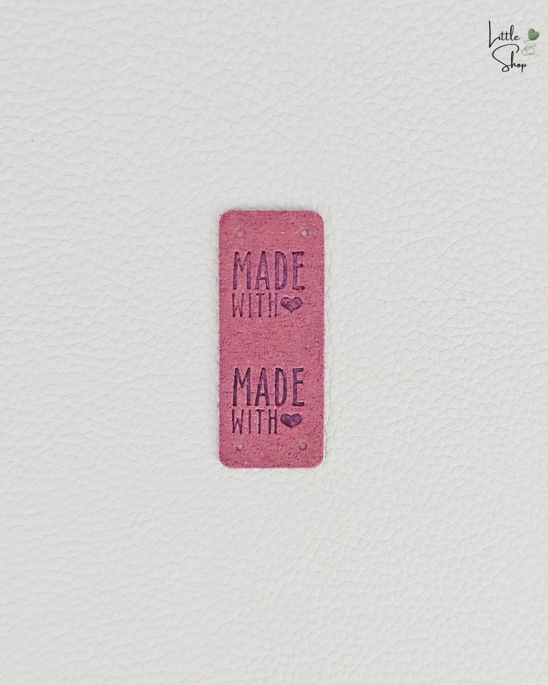 Klapplabel - Made with 💚