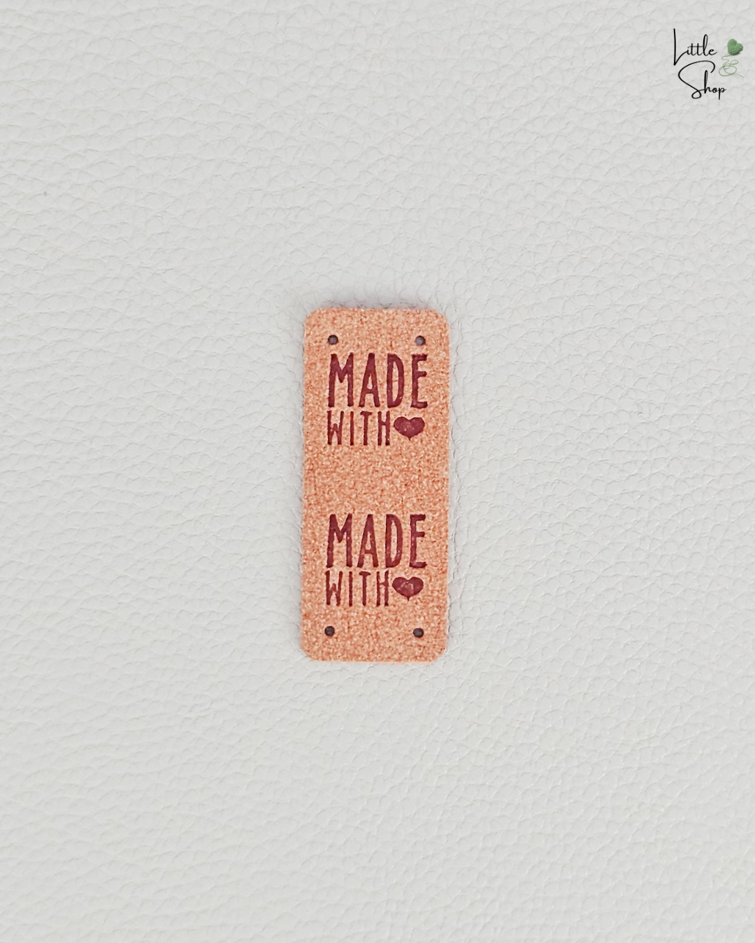 Klapplabel - Made with 💚