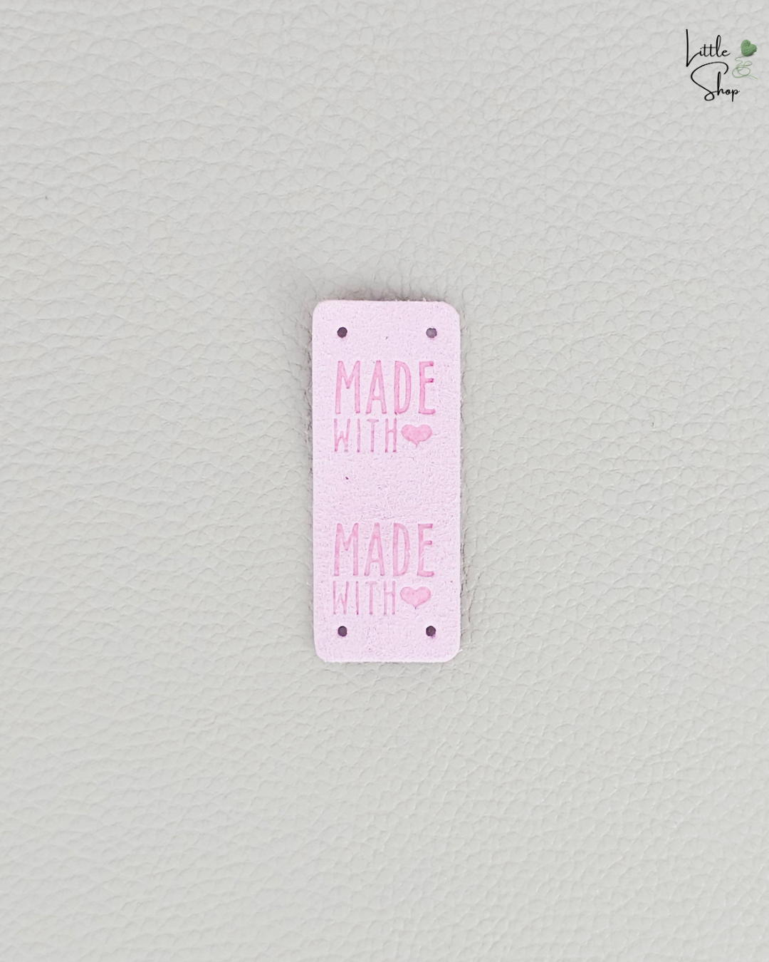 Klapplabel - Made with 💚