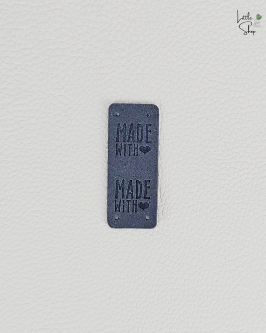 Klapplabel - Made with 💚