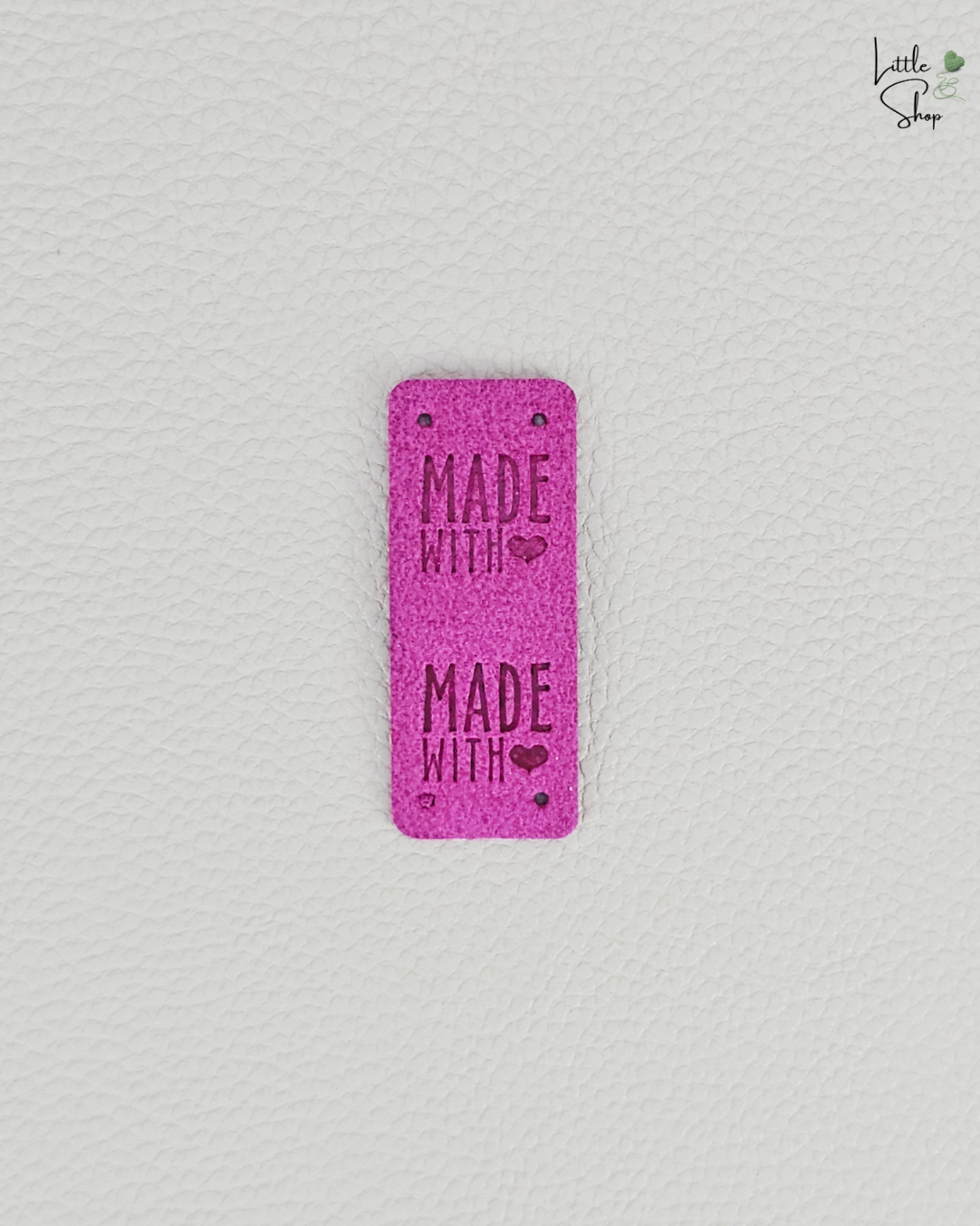 Klapplabel - Made with 💚