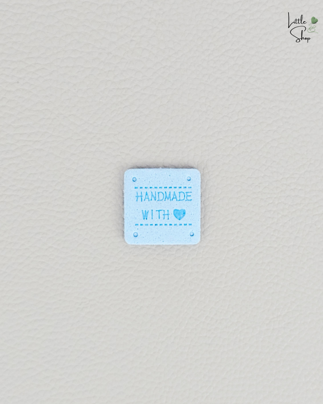 Aufnählabel - quadratisch