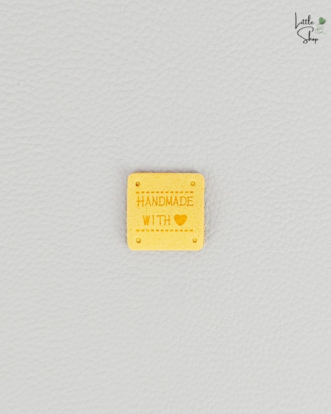 Aufnählabel - quadratisch