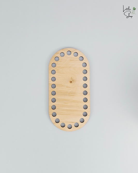 Holzboden / Häkelboden abgerundete Ecken schmal
