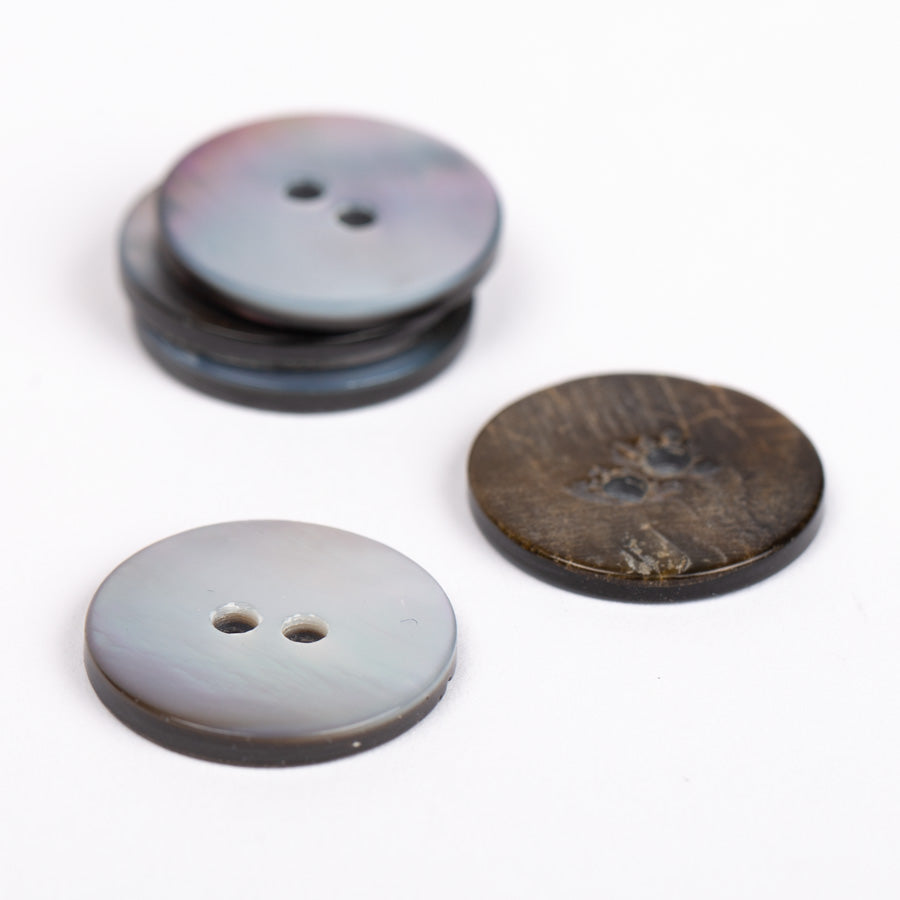 Knopf Rund mondschein