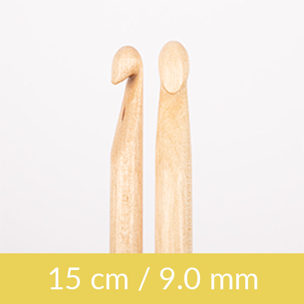 Häkelnadel Drops aus Birkenholz