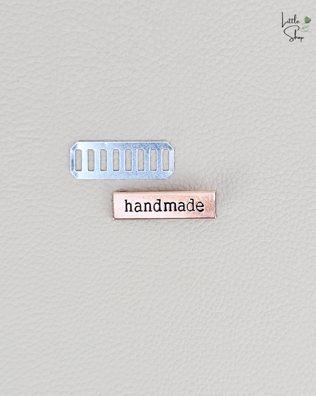 Metalllabel - Steckverschluss