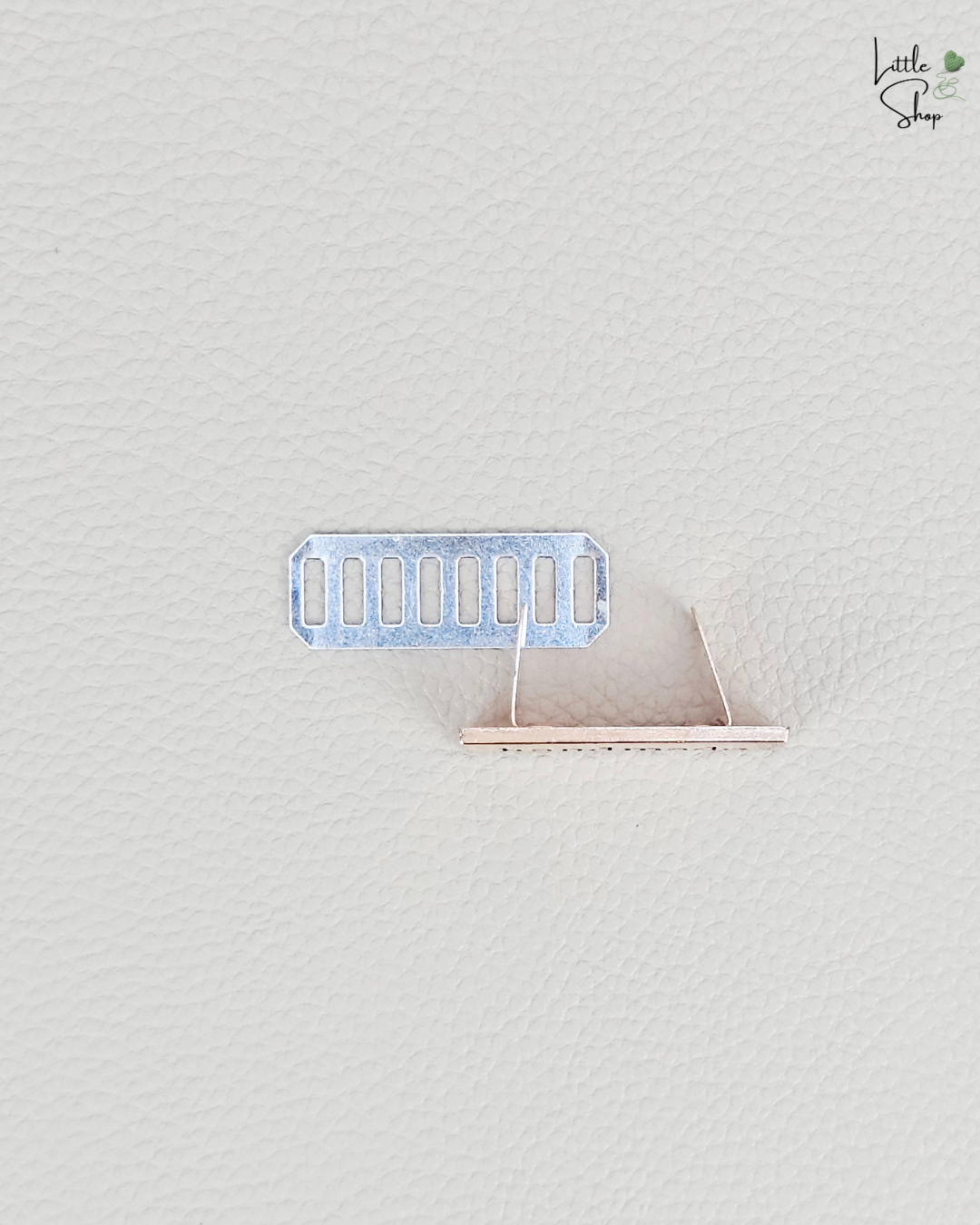 Metalllabel - Steckverschluss