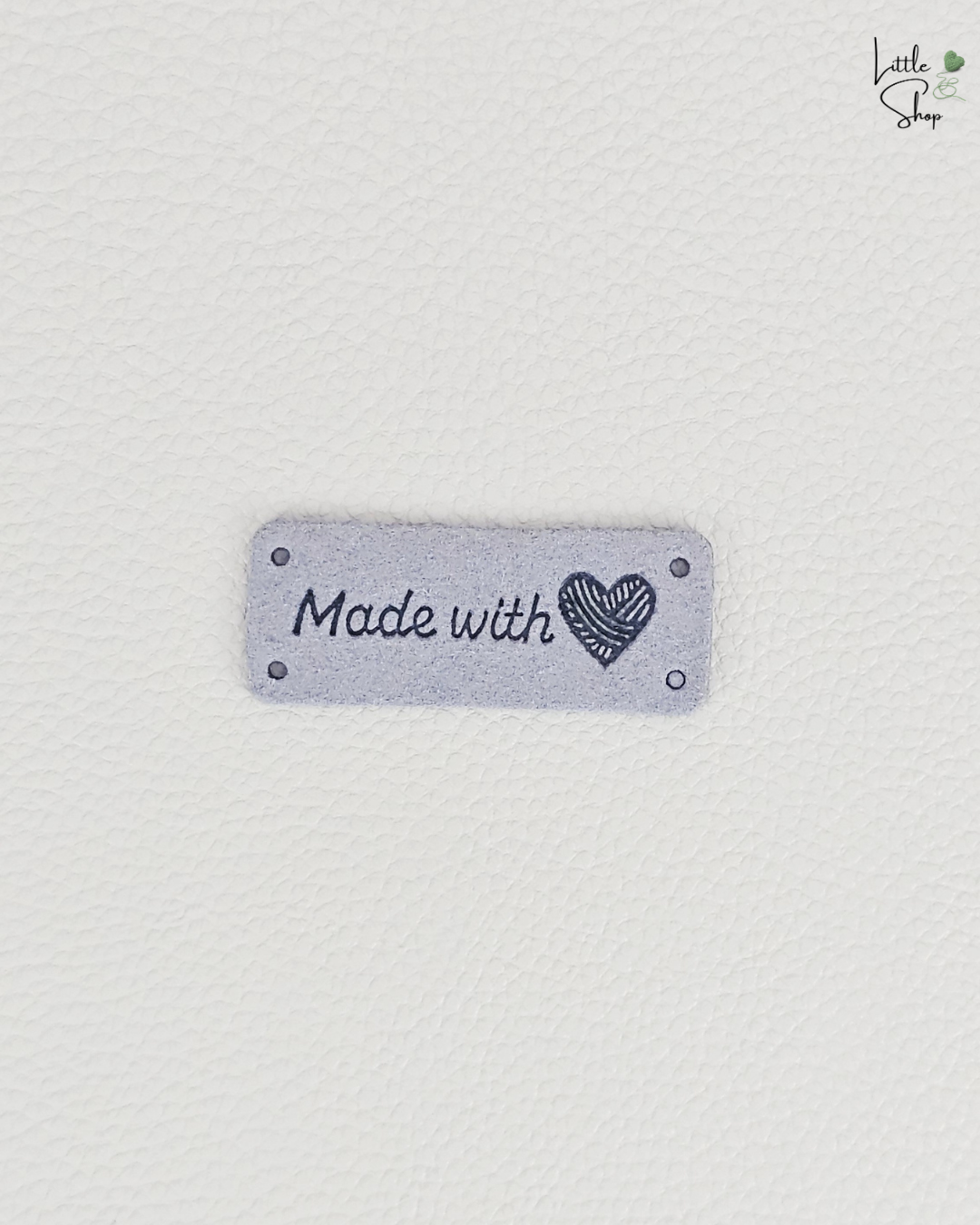 Aufnählabel - Wollherz