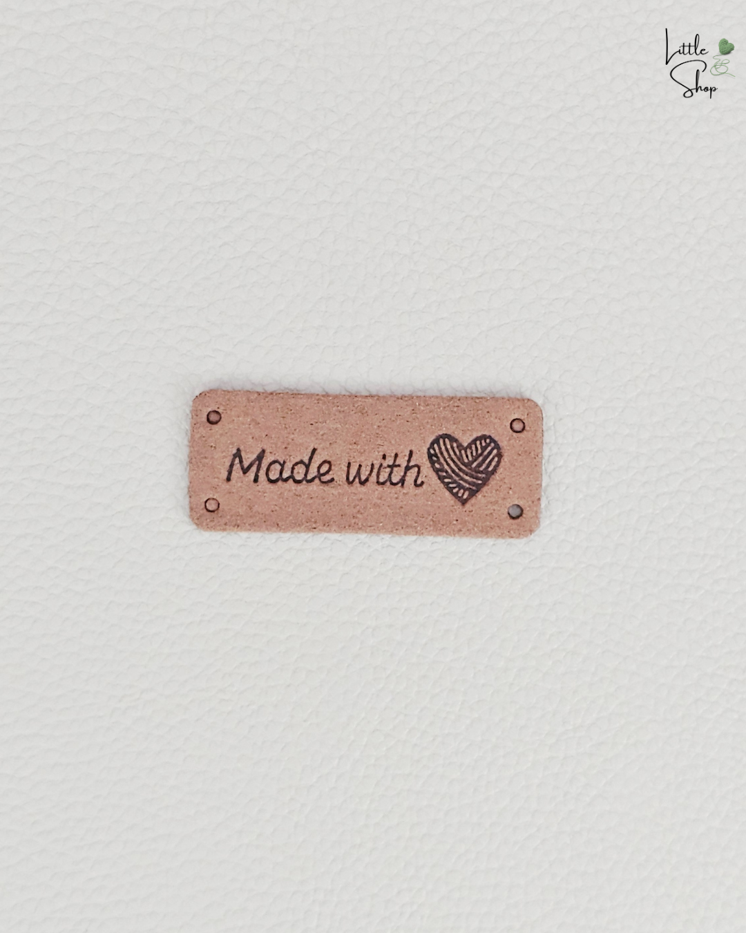 Aufnählabel - Wollherz