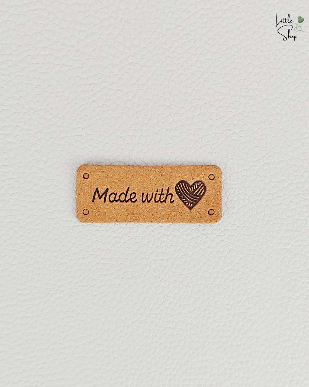 Aufnählabel - Wollherz