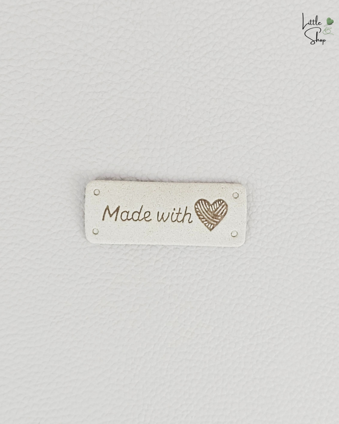 Aufnählabel - Wollherz