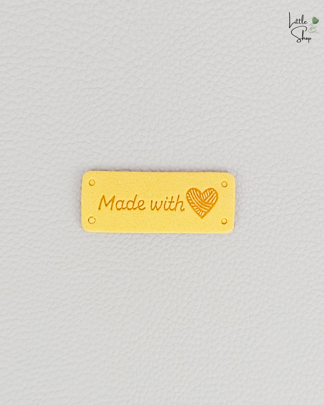 Aufnählabel - Wollherz