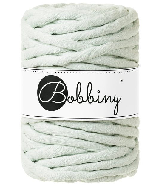 Makramee-Kordel gedreht 9 mm - Milky Green