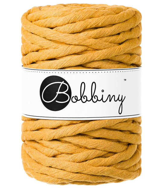 Makramee-Kordel gedreht 9 mm - Mustard