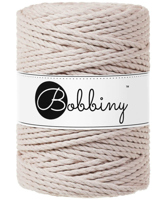 Makramee-Kordel 3Ply 5 mm - Nude