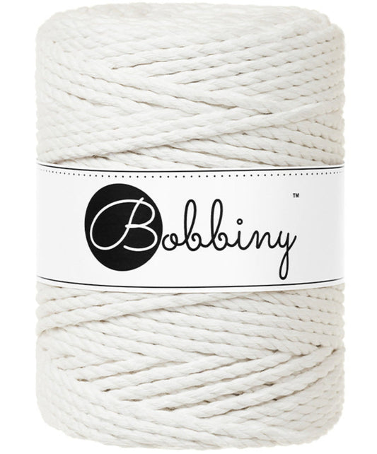 Makramee-Kordel 3Ply 5 mm - Off White