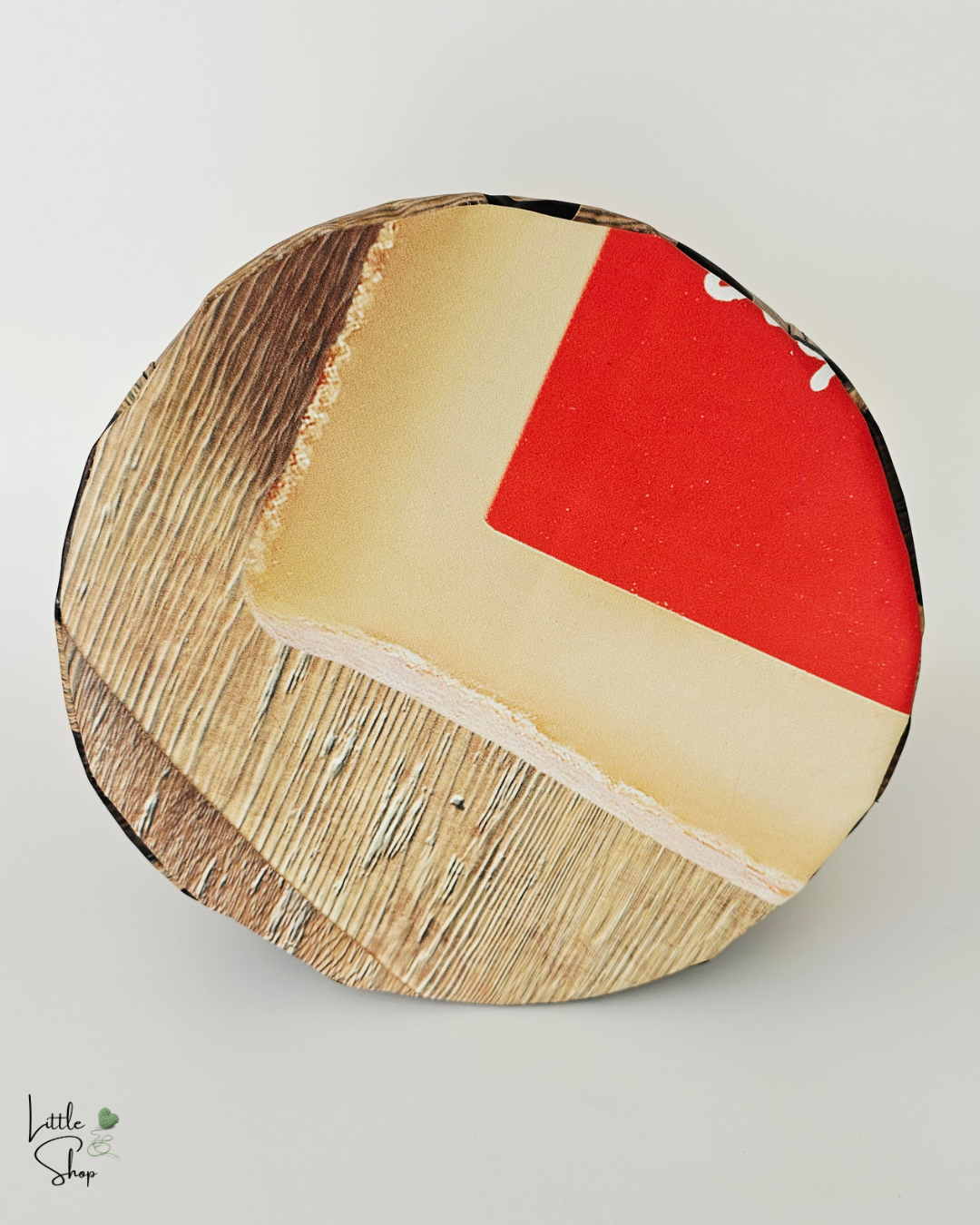 Red by Armin Roth - Projektkorb / Projekttasche gross holz-gelb