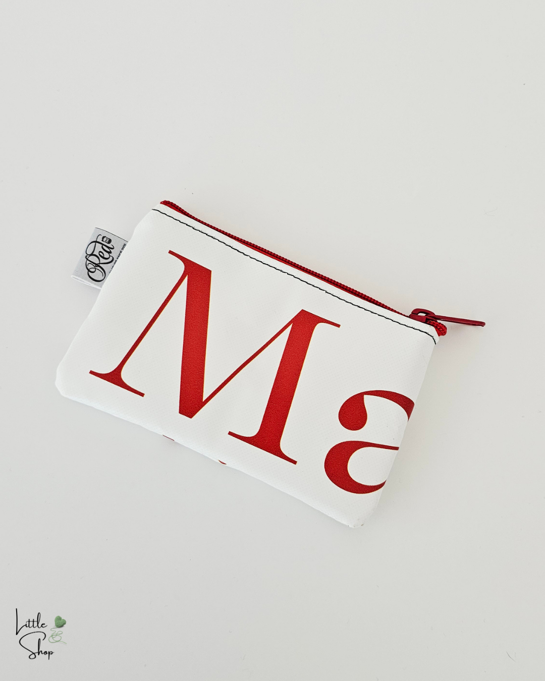 Red by Armin Roth - Etui flach für Nähnadeln und Zubehör weiss-rot