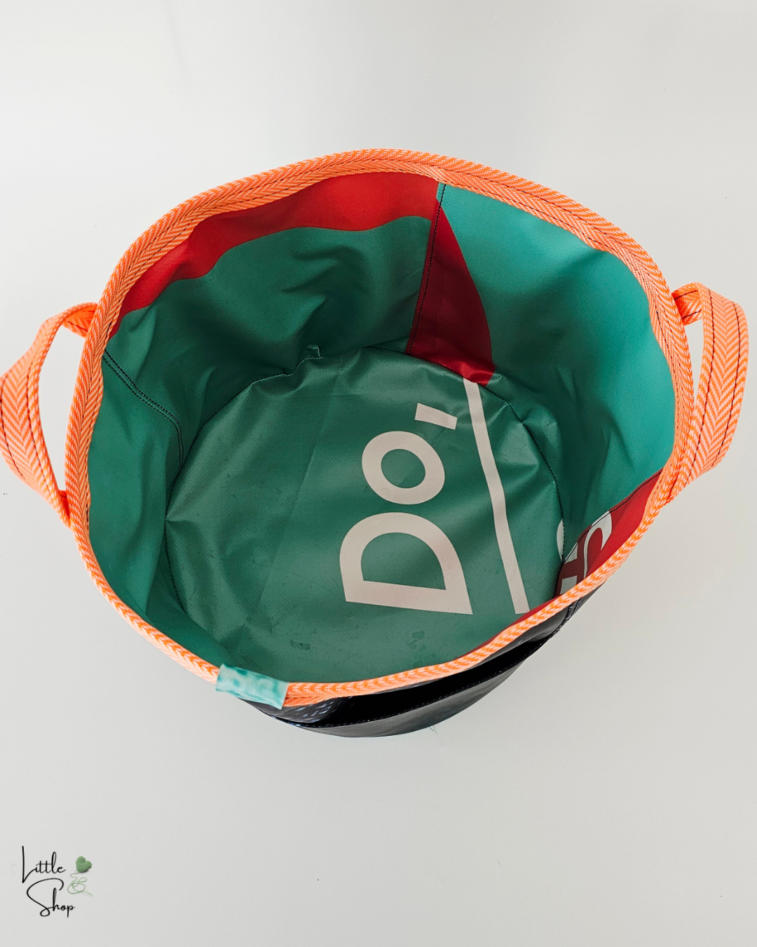 Red by Armin Roth - Projektkorb / Projekttasche gross dunkelblau-orange