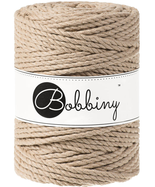Makramee-Kordel 3Ply 5 mm - Sand