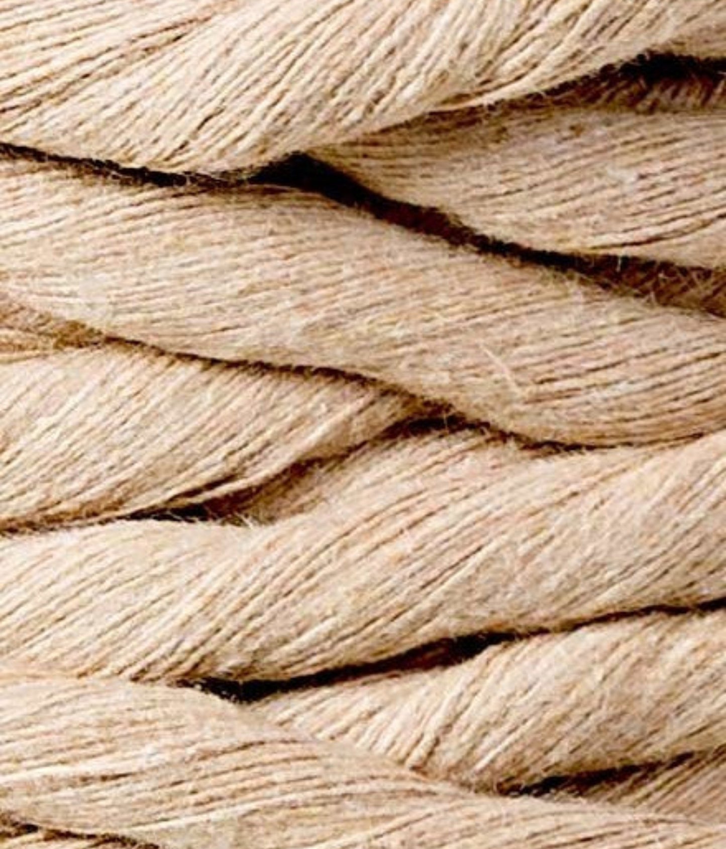 Makramee-Kordel gedreht 9 mm - Sand